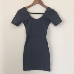 American Apparel Double Scoop Spandex Dress